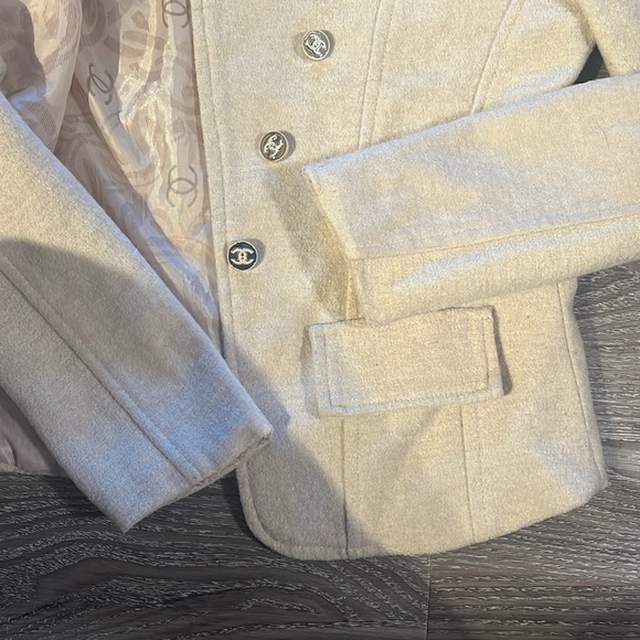 Cream Blazer cardigan - Picture 8 of 10
